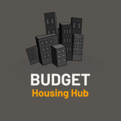 affordable housing logo for budget housing hub